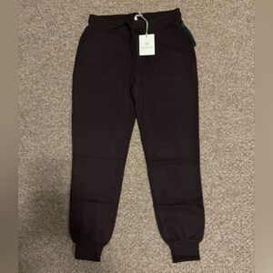 Wander Black Track Pants with Slim Fit and Elastic Cuffs